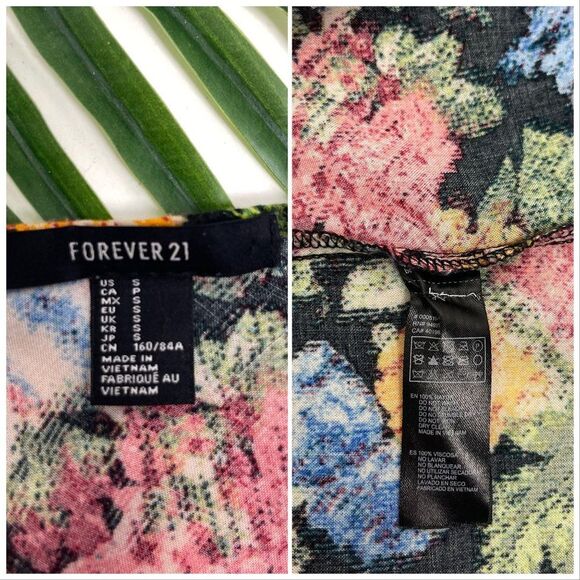 Forever 21 Y2K Watercolor Floral Tunic Dress - Picture 10 of 10